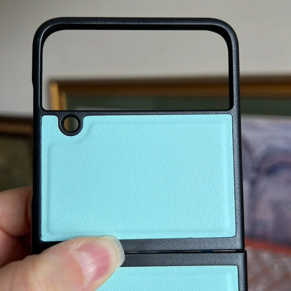 For Samsung Galaxy z flip4 5G genuine leather phone case